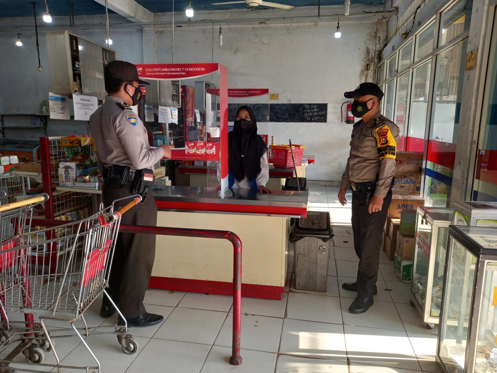 Polsek Pangkalan Kuras Laksanakan giat KRYD, Warga Waspada C3 